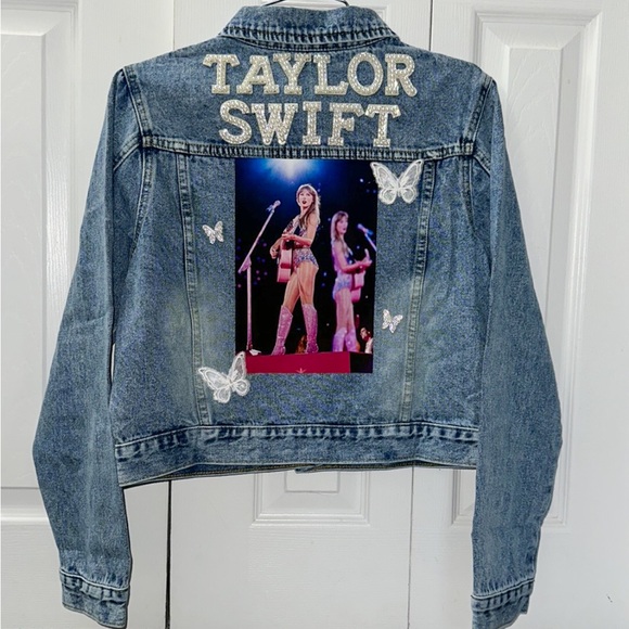 Custom Swift jean jacket - Picture 1 of 11